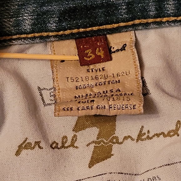 7 For All Mankind jeans size 34 with 31 inseam - Picture 7 of 9